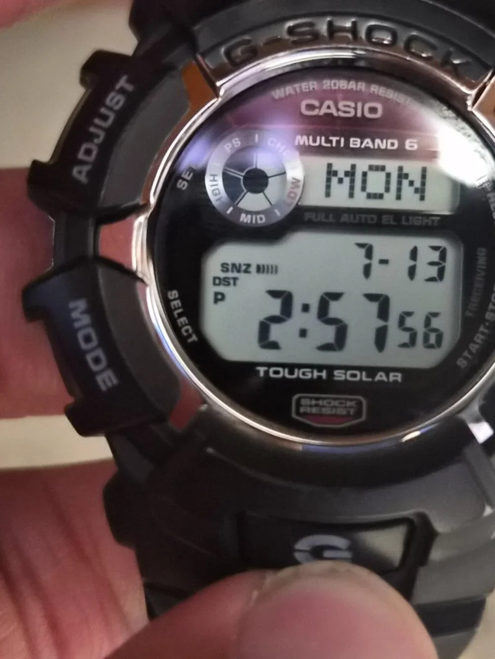 Casio G Shock digital Solar